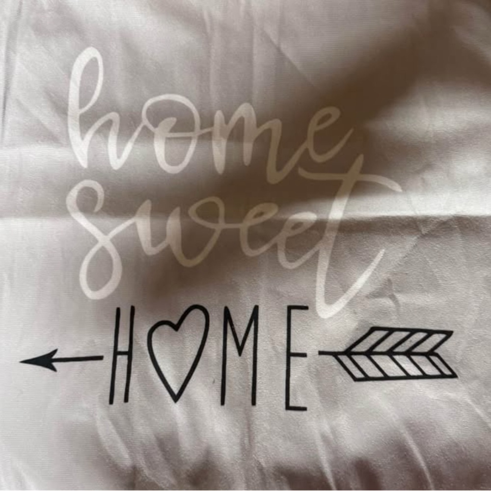 (Sale $5) Home Sweet Home Pillow Cover set, 2 pcs no inserts
